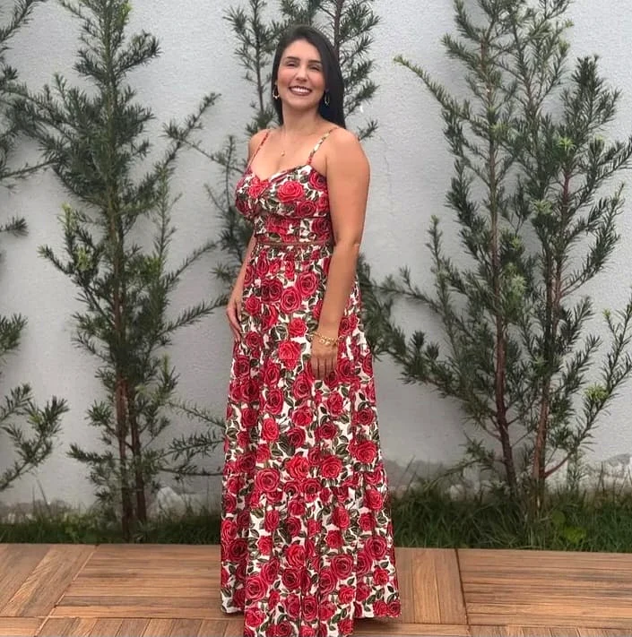 Vestido floral Raridades Modas